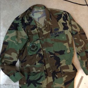 Vintage Army Camo Jacket